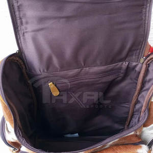 2025 nouveau Design professionnel en cuir de vachette Nappy sacs confortables en cuir de vachette Nappy sacs - Product Image 6