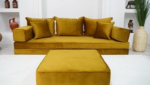 พื้นที่นั่งอาหรับพื้นโซฟาอาหรับชั้นที่นั่งอาหรับ | 14ชิ้น, 28เต้นรำกับฟองน้ำ10 + 10: 20เซนติเมตร - Product Image 5