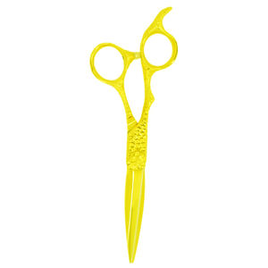 Tijeras de salón de belleza de calidad superior, tijeras de corte de pelo de peluquero de Color dorado completo hechas con reposapiés fijo - Product Image 3