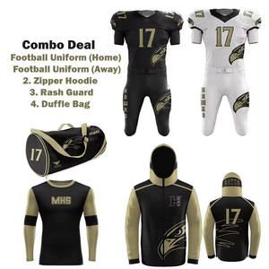 Paquete personalizado de fútbol americano Ropa de entrenamiento juvenil premium y uniformes personalizados de fútbol americano para hombres - Product Image 1