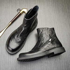 Chaussures Oxford en cuir de vachette pleine fleur avec talon amorti et design antidérapant, chaussures habillées pour hommes, chaussures en cuir - Product Image 2