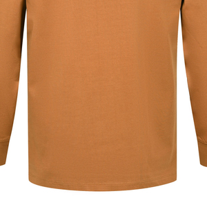 Nouveau Style Logo personnalisé hommes polos solide 100% coton à manches longues Rugby Polo tissu tricoté décontracté Rugby Polo - Product Image 6