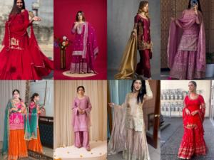 Ensemble Salwar Kameez brodé pour femmes pour les fêtes et les festivals - Product Image 5