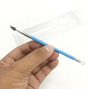 Pousse-cuticules professionnel à double tête en acier inoxydable, pousse-cuticules personnalisé pour les ongles - Product Image 4