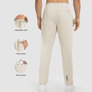 Pantalon de survêtement athlétique d'été respirant avec poches zippées Pantalon de jogging de gymnastique à séchage rapide pour femmes Pantalon de jogging en cours d'exécution - Product Image 3
