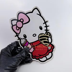 Última Novedad: Placa de Acrílico Personalizada y Sostenible con Diseño de Hello Kitty y Imán para Pinzas de Extensión de Pestañas, Placas Personalizadas Disponibles - Product Image 5