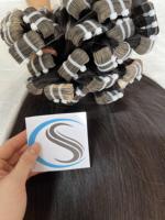 Bande de trame de peau de qualité supérieure dans les extensions de cheveux cheveux vierges 100% Virgrin Human Double Drawn Tape Extensions de cheveux