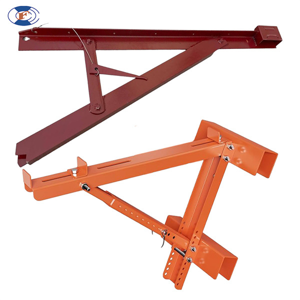 H&F Scaffold Bracket for Concrete Formwork Systems (S-Wedge Included), Heavy Duty Adjustable, Galvanized Steel, Full Sizes