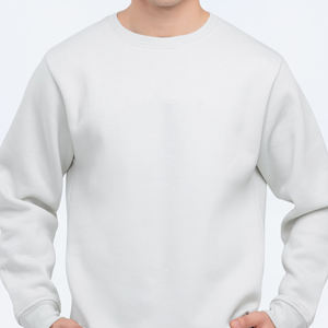 Sudadera de invierno de mezcla de algodón para hombre, base de buena calidad, impresión personalizada con su propio logotipo, último diseño teñido liso - Product Image 4