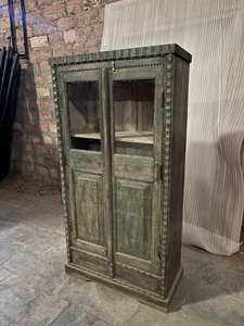 ตู้เก็บของในครัวไม้เนื้อแข็งสีน้ำเงิน ขนาดกลาง สไตล์โมเดิร์น แอนทีค หรูหรา คลาสสิก วินเทจ - Product Image 3