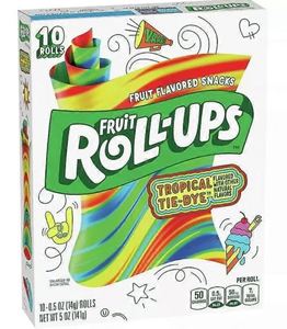 Custom Wholesale Multiple Flavors <b>Sour</b> <b>Sweet</b> Gummy Roll Fruit Flavor Roll-Ups Soft Gummy Candy - Product Image 2