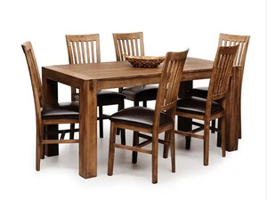 Mesa de comedor de madera hecha a mano de diseño clásico con construcción duradera para uso duradero para muebles de restaurantes y hoteles - Product Image 3