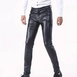 กางเกงหนังคลาสสิกสำหรับผู้ชาย ทรงตรง ทนทาน เหมาะสำหรับขี่มอเตอร์ไซค์ กางเกงขี่จักรยานกลางแจ้ง - Product Image 2