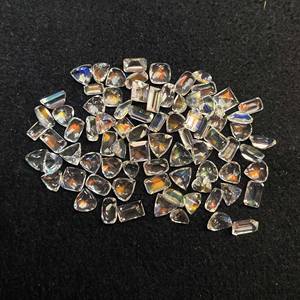 Piedra Lunar Arcoíris de Madagascar Natural, Corte Mixto, Gema Suelta de 3-5 mm, Piedra Lunar Multifuego para Joyería - Product Image 4