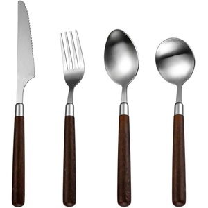 Luxury Stylish Plated Sustainable Metal <b>Flatware</b> <b>Set</b> with Metal Handle for Wedding Dinnerware - Product Image 3