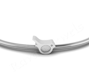 2025 nueva llegada Plata de Ley 925 Robin Charm Bead Jewelry moda más nuevo hecho en India personalizado fino encanto para mujer chica - Product Image 6