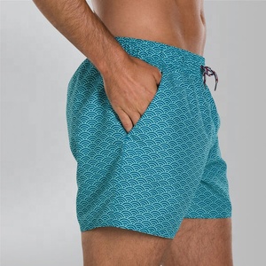 <b>Men's</b> High Street Style Quick-Drying Black Beachwear Casual Summer <b>Shorts</b> Pure Color Printed Eco-Friendly Swim <b>Shorts</b> Wholesale - Product Image 6