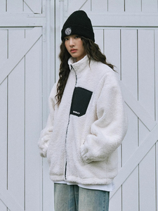 Wholesale Custom Solid Color Zipper Long Sleeve <b>Sherpa</b> Winter Coat Polar <b>Fleece</b> Jacket Street Wear Jackets for Men - Product Image 3