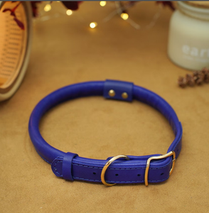 Leathe Color Full Personalized Dog <b>Collars</b> for Shaggy Dogs - Customized Dog <b>Collar</b> for Greyhound and Whippet - Product Image 3