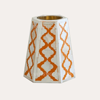 Brûleur à cône d'encens Bakhoor de luxe de style arabe Diffuseur en résine de laiton incrusté d'os de fabrication indienne