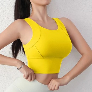 Soutien-gorge de sport pour femmes avec logo personnalisé de haute qualité soutien-gorge tendance élégant pour femmes soutien-gorge de yoga respirant en nylon Spandex décontracté - Product Image 4