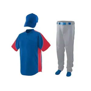 Ensemble d'uniformes de baseball et de softball sur mesure pour hommes, grande taille, haute qualité, 100 % polyester, séchage rapide, respirant, vêtements d'équipe pour adultes - Product Image 4