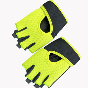 Gants de vélo pour enfants, demi-doigts, antidérapants, respirants, sans doigts, gants de sport, salle de sport, entraînement, vélo, activités estivales - Product Image 1