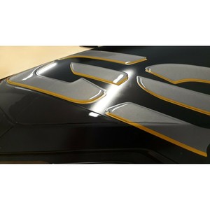 Kit d'adhésifs transparents 3D pour BMW GS R1250, autocollants de réservoir de moto sur mesure exclusifs compatibles - Product Image 1