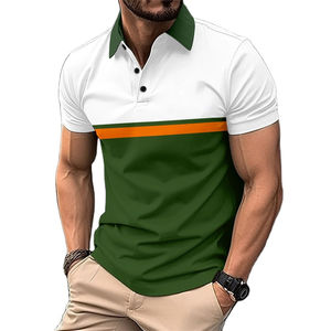 Fabricant OEM de qualité supérieure, vêtements de sport de marque brodés et décontractés avec logo personnalisé de golf slim polos pour hommes - Product Image 4