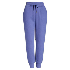 Pantalon de survêtement coupe ample pour femmes de haute qualité 100% polaire nouveauté respirant poids léger avec logo technique froissé sur la taille - Product Image 4