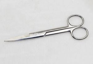 14cm Aço Inoxidável Tesoura Cirúrgica Straight & Bend Tip EMT Tesouras para Emergência Médica, Corte De Lona, instrumento médico