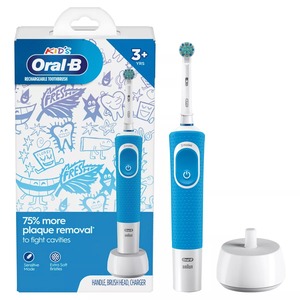 Brosse à dents électrique pour enfants Oral-B avec tête de brosse sensible et minuterie - Product Image 2