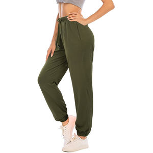 Pantalons pour femmes jambe large coupe ample confortable fabricant de pantalons décontractés - Product Image 2