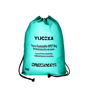 Borsa Sportiva Sostenibile in RPET Yucca con Coulisse Promozionale - Product Image 3