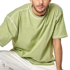 Nouveau T-shirt pour homme à épaules tombantes, tissu durable, léger, tendance, prix raisonnable, T-shirt à épaules tombantes tendance - Product Image 3