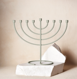 Best-selling metal menorahs available wholesale include handcrafted designs in <b>brass</b>, silver and gold finishes for Judaica store - Product Image 2