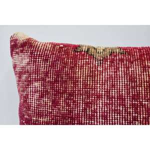 Multicolor Vintage Floral Kantha Patchwork Wool <b>Pillow</b> 12x20 Inches Soft Fabric for Home or <b>Sofa</b> Use - Product Image 2