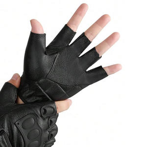 Gants d'entraînement de gymnastique demi-doigt de qualité professionnelle pour hommes nouveaux gants d'haltérophilie en cuir pour l'entraînement sportif - Product Image 6