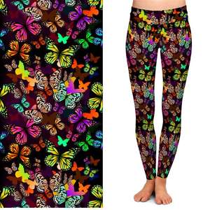 Leggings de yoga taille élastique impression par sublimation confortable séchage rapide Leggings de fitness élégants pour femmes vente en gros - Product Image 2