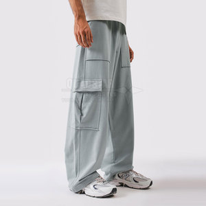 Online Sale Best Product <b>Cargo</b> <b>Trousers</b> Wholesale Unique Men's Lightweight Casual <b>Straight</b> Breathable Eco-Friendly 100% Cotton - Product Image 3
