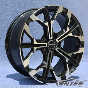 Rines Fonyee F28735 de 19 Pulgadas 8.0/9.0J 5X112, Rines de Aluminio Fundido Multirradio para Audi A3 A4 A5 A6 <span class=keywords><strong>Skoda</strong></span> Superb Kodiaq - Product Image 2