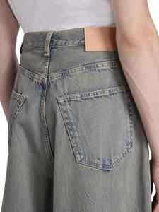 Custom Mens Blue Cotton Jeans 100% tela de mezclilla con diseño de Ajuste Recto para la calle al aire libre y el uso de ropa de trabajo - Product Image 3