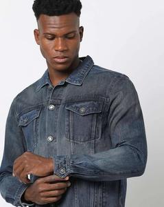 แจ็กเก็ตยีนส์ไซส์ใหญ่พิเศษของผู้ชาย - Product Image 5