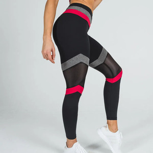 ชุดโยคะ2ชิ้นผ้าสแปนเด็กซ์/ ไนลอนเอวสูงสำหรับผู้หญิงบราออกกำลังกายแบบไร้รอยต่อขนาดใหญ่พิเศษ - Product Image 5