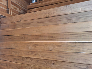 Giá tốt nhất Laos tếch Vòng các bản ghi với Bark Chất lượng cao gỗ nguyên liệu - Product Image 6