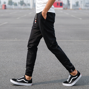 Pantalones Jogger Casuales Ajustados para Hombre, Talla Grande, de Poliéster, Impermeables, Transpirables, con Cordón y Rayas - Product Image 6