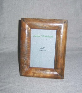 Álbumes de Fotos Hechos a Mano con Incrustaciones de Cuerno Natural, Rectangulares Verticales de 4x6, Marco de Fotos Decorativo para el Hogar - Product Image 2