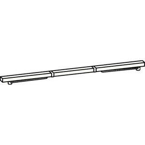 รางเลื่อน DORMAKABA GSR/VL สีเงิน สำหรับรางม่าน TS 93 B พร้อมอุปกรณ์เสริม - Product Image 4