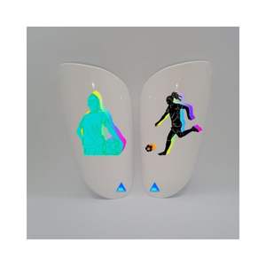 Espinilleras de Fútbol Femeninas Armadura de Alto Nivel Tipo 11, Material de Alta Calidad, Diseño Personalizado Colorido, Equipo de Protección - Product Image 1