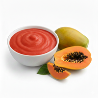 Rode Papaya Concentraat 24 Brix Aseptisch 100% Natuurlijk Bulk Export India Fles/Vat Verpakking FSSAI Gecertificeerd 99,99% Zuiverheid
